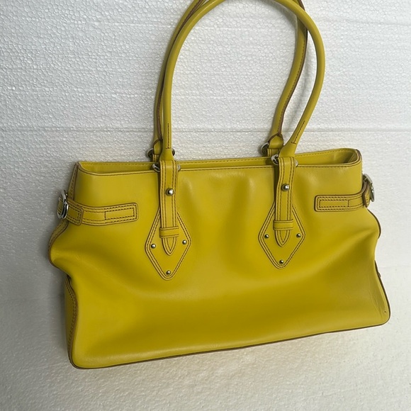 Cole haan mustered yellow shoulder bag - Picture 3 of 16